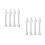 8Pcs Silver Cake Decorating Rods Aluminum Fondant Icing Tools 9
