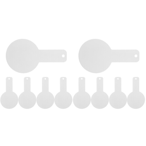 10Pcs Practical Iron Hanging Targets White Small for Daily Training 2