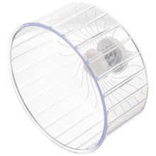 2Pcs Transparent Plastic Running Wheels for Hamster Gerbil Chinchilla