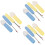 6Pcs Durable Seam Ripper Tools with Thread Eraser in Assorted Colors 8