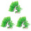 3Pcs Safe Artificial Tank Plants Tree for Aquarium Decor 2