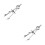 2Pcs Convenient Silver Compass Sturdy Spring Closer Tool 9