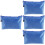 4Pcs Blue Reusable Tool Zipper Bags Fabric Storage Pouches 6