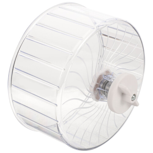 2Pcs Transparent Plastic Running Wheels for Hamster Gerbil Chinchilla 2