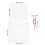 1Set Plastic Fuse Bead Boards Assorted Color Pegboards for DIY Crafts 2