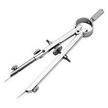 2Pcs Convenient Silver Compass Sturdy Spring Closer Tool