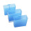 2Pcs Blue Plastic Painting Brush Holder Multi-Functional Wash Bucket 2