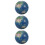 3Pcs Soft Sponge Earth Mini Globe Squeeze Balls for Classroom Learning 7