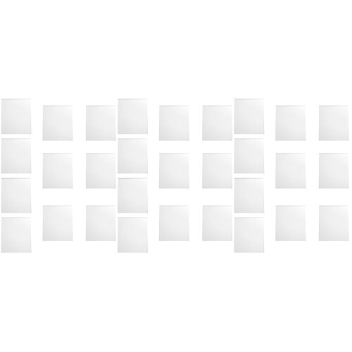 30Pcs Clear Handmade Acrylic Sheets Durable Transparent Plastic Panels 1