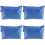 4Pcs Blue Reusable Tool Zipper Bags Fabric Storage Pouches 5