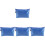 4Pcs Blue Reusable Tool Zipper Bags Fabric Storage Pouches 3