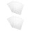 30Pcs Clear Handmade Acrylic Sheets Durable Transparent Plastic Panels 9