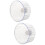 2Pcs Transparent Plastic Running Wheels for Hamster Gerbil Chinchilla 5