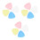 3Pcs Professional Tailor Fabric Chalk Durable Triangle Sewing Markers 5