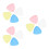 3Pcs Professional Tailor Fabric Chalk Durable Triangle Sewing Markers 7