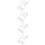 4Sets Clear Plastic Hairdressing Scissor Stand Compact Non-Slip Base 5