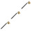 3Pcs Elegant Black Candle Snuffer Flame Extinguisher Metal Tools 6