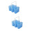 2Pcs Blue Plastic Painting Brush Holder Multi-Functional Wash Bucket 8