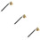 3Pcs Elegant Black Candle Snuffer Flame Extinguisher Metal Tools 9