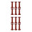 12Pcs Wooden Thread Spools Light Brown Vintage Organizer for Sewing 6