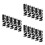 DIY Black Mouse Skate Stickers Mouse Feet Accessories 7