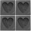 4Pcs Laboratory Graphite Mold Set for Gold Silver Copper Casting 8