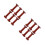 12Pcs Wooden Thread Spools Light Brown Vintage Organizer for Sewing 10
