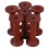 12Pcs Wooden Thread Spools Light Brown Vintage Organizer for Sewing 3
