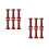 12Pcs Wooden Thread Spools Light Brown Vintage Organizer for Sewing 9
