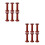 12Pcs Wooden Thread Spools Light Brown Vintage Organizer for Sewing 5
