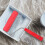 5Pcs Red Rubber Patterned Paint Roller for Wall and Ceiling Embossing 3