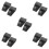 5Pcs ABS Car Windshield Parking Ticket Holder Black Receipt Clamp 4