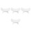 4Pcs Stable White Hand Rest for Nails with Wrist Support 5