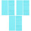 18Pcs Lightweight Sky-Blue Clay Texture Mats DIY Embossing Craft Tools 5