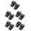 5Pcs ABS Car Windshield Parking Ticket Holder Black Receipt Clamp 7