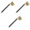 3Pcs Elegant Black Candle Snuffer Flame Extinguisher Metal Tools 4