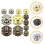 128Pcs Durable Iron Toggle Hasp Latch for Drawer and Box Replacement 8