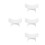 4Pcs Stable White Hand Rest for Nails with Wrist Support 8
