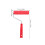 5Pcs Red Rubber Patterned Paint Roller for Wall and Ceiling Embossing 2