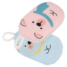 10Pcs Soft Assorted Color Infant Bath Sponges Easy Use Bathing Tool