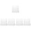5Sets White Plastic Gardening Seed Storage Organizer Box with Dividers 7