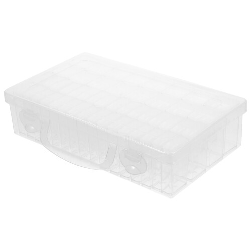 5Sets White Plastic Gardening Seed Storage Organizer Box with Dividers 2