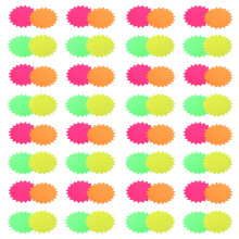 240Pcs Fluorescent Price Labels Paper Tags for Store Sale Display