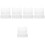 5Sets White Plastic Gardening Seed Storage Organizer Box with Dividers 6