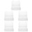 5Sets White Plastic Gardening Seed Storage Organizer Box with Dividers 8