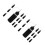 48Pcs Black Needle Tip Glue Applicator Bottles Plastic Precision Craft 6