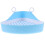 2Pcs Small Animal Plastic Litter Box Triangle Shape Sky-Blue Pet Potty 1