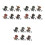 18Pcs Plastic Pull Back Dinosaur Vehicles Friction Powered Kids Toys 10