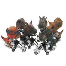 18Pcs Plastic Pull Back Dinosaur Vehicles Friction Powered Kids Toys