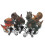 18Pcs Plastic Pull Back Dinosaur Vehicles Friction Powered Kids Toys 1